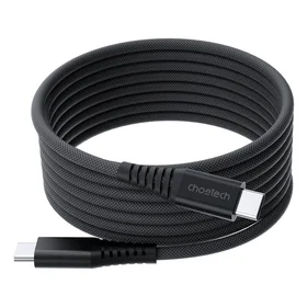 Choetech XCC-1051 USB-C į USB-C magnetinis kabelis, PD 240W 1.8m (juodas)