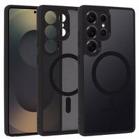 Pilnas matinės Mag dangtis telefonui Samsung Galaxy S25 Ultra - juodas