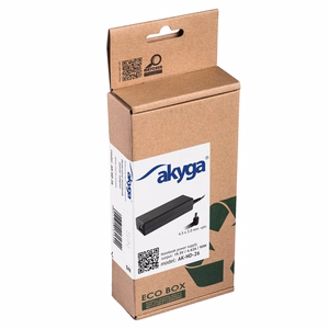 Akyga nešiojamojo kompiuterio maitinimo adapteris AK-ND-26 19.5V/4.62A 90W 4.5x3.0 mm + pin HP adapteris / keitiklis patalpoms juodas