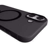 Puro Daylight Magnetinis suderinamas silikoninis dėklas telefonui iPhone 17 - permatomas juodas