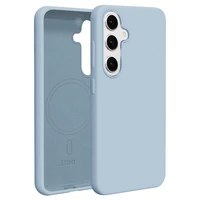 Etteri Silikoninis Mag dėklas for Samsung Galaxy S25 šviesiai mėlynas