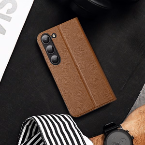 Dėklas Dux Ducis Skin X2 Samsung S916 S23 Plus 5G rudas