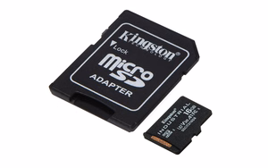Kingston Technology 16GB microSDHC Industrial C10 A1 pSLC kortelė + SD adapteris