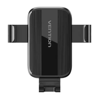 Automatinis automobilinis telefono laikiklis "Vention KCTB0" su spaustuku, juodas