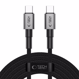 Tech-Protect UltraBoost DNA USB-C PD100W/5A laidas 300cm - pilkas