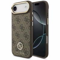 Guess 4G Strass Logo Magnetinis dėklas telefonui iPhone Air - ruda