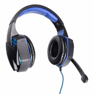 Проводные игровые наушники ART Jack 3,5 mm / USB A с микрофоном G11 чёрные