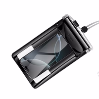 Atsparus vandeniui dėklas mobiliajam telefonui Hoco BAG32 juodas