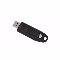 SanDisk Ultra USB atmintukas 128 GB USB A tipo 3.2 Gen 1 (3.1 Gen 1) Juoda