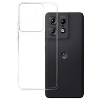 Itin plonas 1mm dėklas telefonui Motorola Edge 50 Pro 5G permatomas