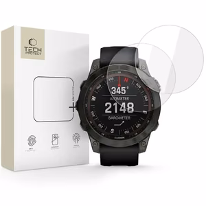 Tech-Protect Glass Fit+ 2-pack grūdintas stiklas Garmin Fenix 7 / 7 Pro - skaidrus