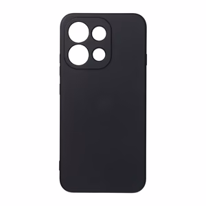 Juodas silikoninis dėklas, skirtas „OPPO Reno16 F 5G“ ir „Reno16 FS 5G“
