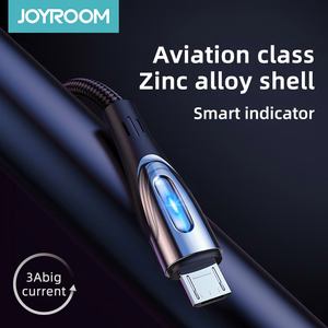 "Micro USB 3A" greitojo įkrovimo kabelis 1,2 m "Joyroom S-M411" (juodas)