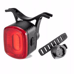Rockbros Q2S LED galinis dviračio žibintas su Smart Stop System + USB-C - USB-A laidas - juodas