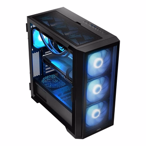 MODECOM HORIZON ARGB Flow MIDI USB 3.0 X 2 TYPE-C kompiuterio korpusas