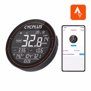 Cycplus M2 велокомпьютер – совместим со Strava, Trainingpeaks и др.