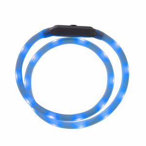 Silikoninis LED gyvūno antkaklis LLFG24034