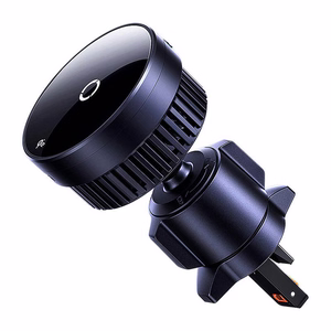 Baseus MagPro automobilinis laikiklis su 15W Qi2.0 indukciniu įkrovikliu (juodas)