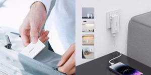 Kelioninis kroviklis CHOETECH GaN USB-C, USB-A: 67W, PD