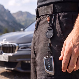 Tech-Protect ATH04 UrbanLoop Lanyard - Black and Orange
