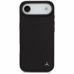Mercedes Odinis Didelis Laurel Lapų Magnetinis dėklas telefonui iPhone Air - juodas