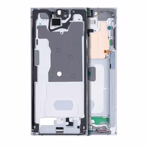 Vidurinis rėmelis Samsung N985 Note 20 Ultra (baltas)