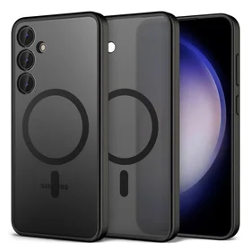 Dėklas Reach Matte MagSafe Samsung S936 S25 Plus juodas