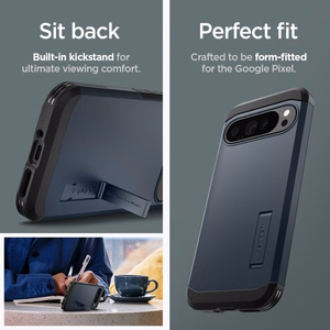 Spigen Tough Armor case for Google Pixel 9 Pro XL - graphite