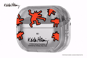 FPR630SBARW Samsung Buds3 Keith Haring Slickback skaidrus dėklas