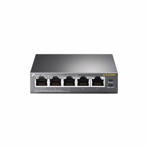 TP-Link 5 priev. gigabitų stalinis PoE komutatorius su 4 priev. PoE