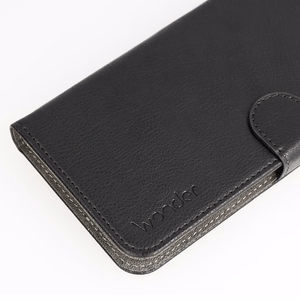 Wonder Common universalus knyginis dėklas (L) iPhone 6 Plus/7 Plus/8 Plus/Xs Max/11 Pro Max/Samsung S20 FE/S21 FE juodas