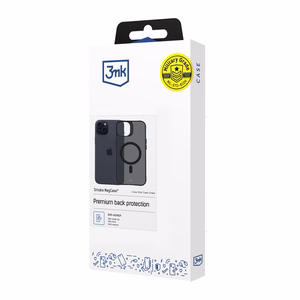 3mk Dūminis MagCase su MagSafe iPhone 15 Plus - pusiau permatomas