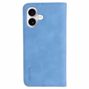Wonder Smart dėklas iPhone 17 rūko mėlynas
