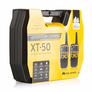 MIDLAND XT50 PMR rankinės radijo stotelės lagamine
