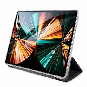 Guess Saffiano Collection dėklas iPad 12.9" 2021 knygos viršelis - juodas