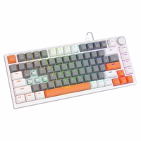 Savio ASTRAL WHITE JADE 3 COLOURS klaviatūra Žaidimams USB QWERTY JAV tarptautinė versija