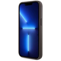 Guess 4G Stripes dėklas su Magnetinė pinigine iPhone 15 - rudas