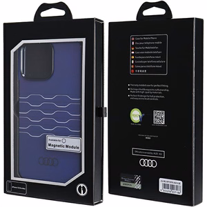 Audi IML MagSafe dėklas telefonui iPhone 15 Pro Max - mėlynas