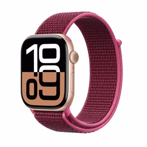 Crong Nylon sportinis Apple Watch dirželis, 38/40/41/42 mm, „Magenta Fusion“
