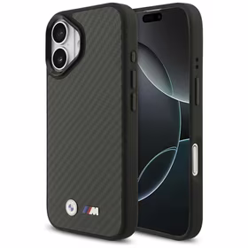 BMW M Kevlar Matt Magnetinis dėklas iPhone 17 - juodas