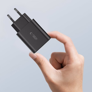 "Tech-Protect NC30W" įkroviklis 2x USB-C PD 30W / USB-A QC 3.0 - juodas