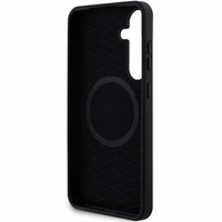 BMW M Silikoninis spausdintas žiedas Magnetinis dėklas telefonui Samsung Galaxy S24+ - juodas