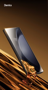 "Benks" grūdintas stiklas "Warrior HD", skirtas "Samsung Galaxy Z Fold 6", juodos spalvos