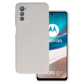 Silikoninis lengvas dėklas telefonui Motorola Moto G42 titano