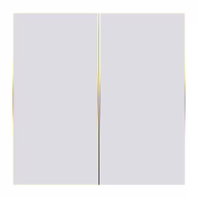 Jutiklinis ZigBee šviesos jungiklis Avatto TS60-EU-W4 keturkartis TUYA (baltas)