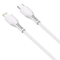 JELLICO laidas KDS-30 USB-C - Lightning PD 20W 1M Baltas