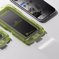 Ringke Easy Slide 2-jų rinkinys privatumo stiklas iPhone 17 Air - juodas