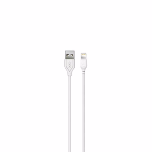XO laidas NB103 USB - Lightning 1,0 m 2,1A, baltas