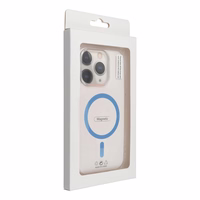 Drop Glue spalvingas magnetinis dėklas telefonui, suderinamas su MagSafe, skirtas SAMSUNG S25 ULTRA, šviesiai mėlynas