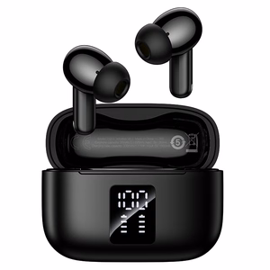 Juodos TWS „Bluetooth“ ausinės „Borofone FQ13 Astute“